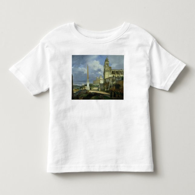 Camiseta Infantil Dei Monti de Trinita e a casa de campo Medici (Frente)