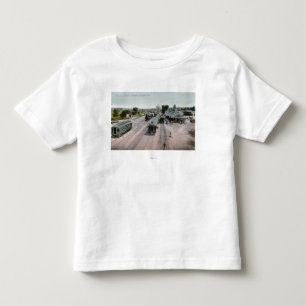 Camiseta Infantil Depósito da estrada de ferro de D & de R G