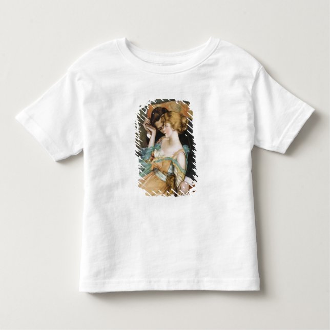 Camiseta Infantil Descasque-o amor para tocar em Mary Greene (Frente)