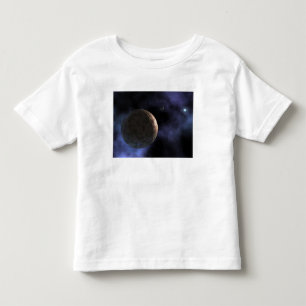 Camiseta Infantil Descoberto recentemente planeta-como o objeto