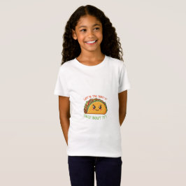 Camiseta infantil desenhada "Vamos conversar sobre
