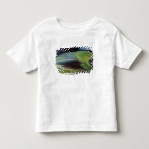 Camiseta Infantil desenho de padrão de pena de papagaio