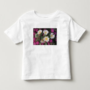 Camiseta Infantil Deserto Noite Primrose e Deserto Sand Verbena,