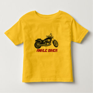 Camiseta Infantil Design de motocicleta do Ankle Biker
