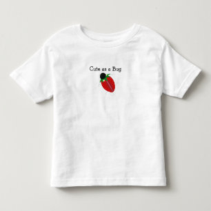 Camiseta Infantil Design do Bug da Morango