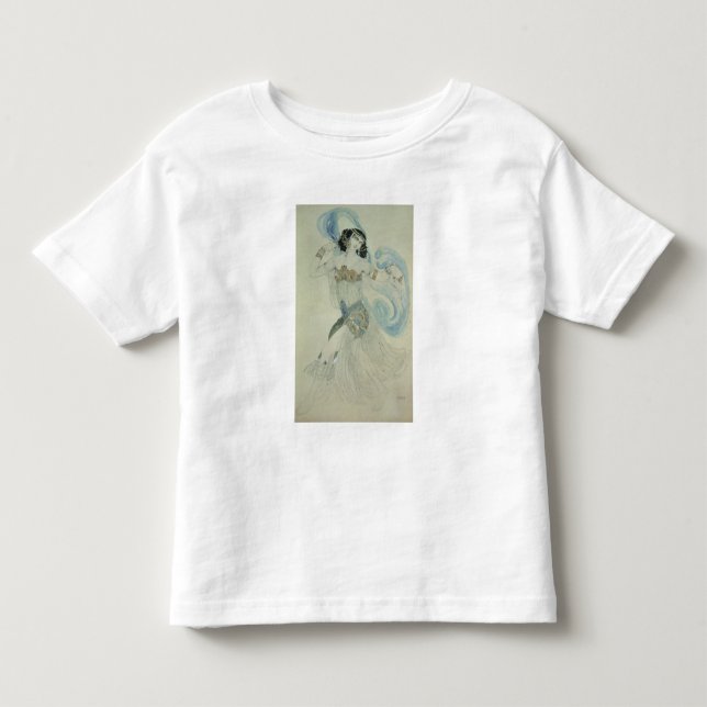 Camiseta Infantil Design do traje para Salome (Frente)