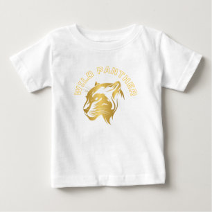 Camiseta Infantil Design Pantera, Camiseta Bebê De