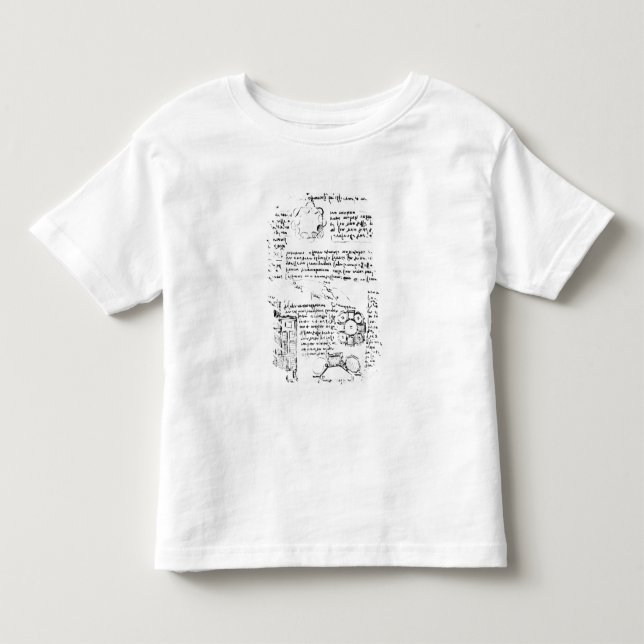 Camiseta Infantil Design para um palácio e um parque (Frente)
