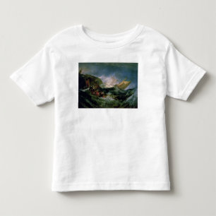 Camiseta Infantil Destruição de Joseph Mallord William Turner   de