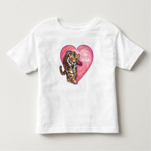 Camiseta Infantil Dia de os namorados Tiger