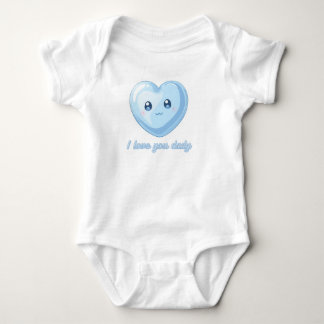 Camiseta Infantil Diário Eu Te Amo Bebê - Fofo Azu