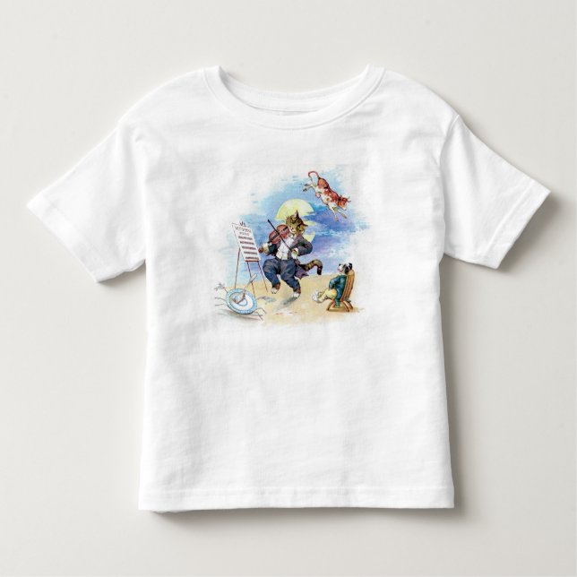 Camiseta Infantil Diddle Diddle Diddle Nursery Rhyme (Frente)