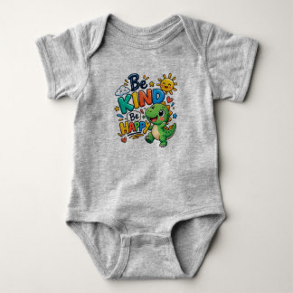 Camiseta Infantil Dinossauro Fofo Seja Gentil Seja