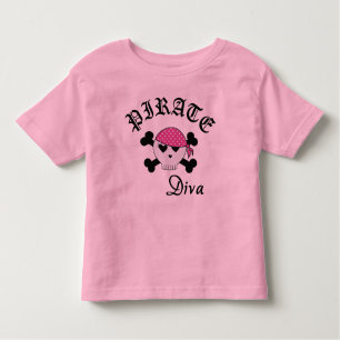 Camiseta Infantil Diva do pirata