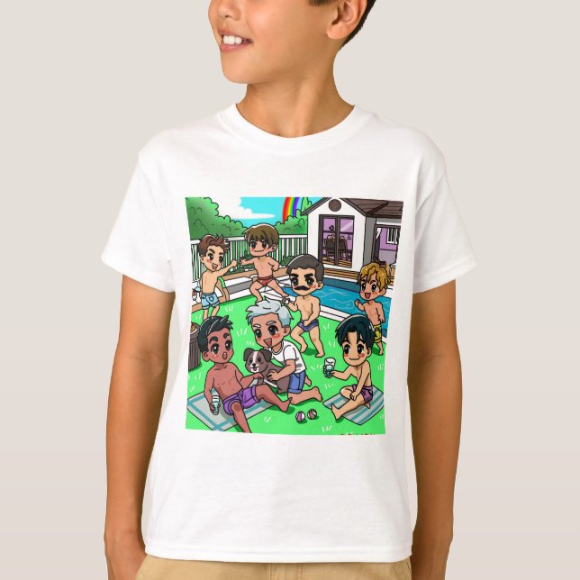 Camiseta infantil divertida (Frente)