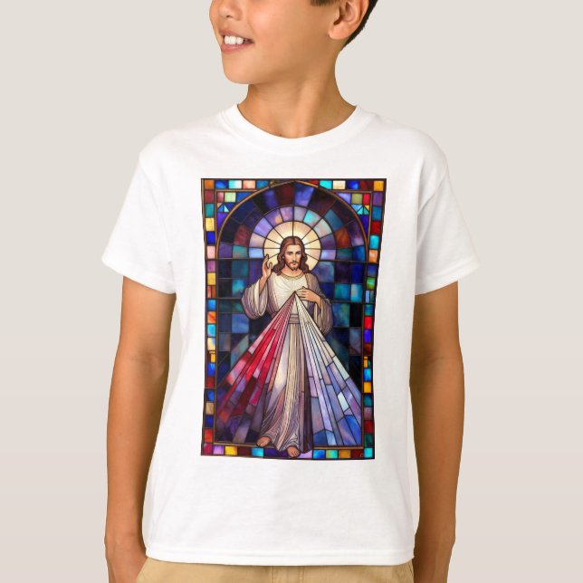 Camiseta Infantil Divina Misericórdia Jesus (Frente)