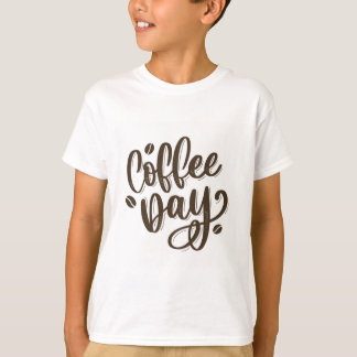 Camiseta infantil do café