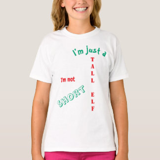 Camiseta infantil do elfo alto