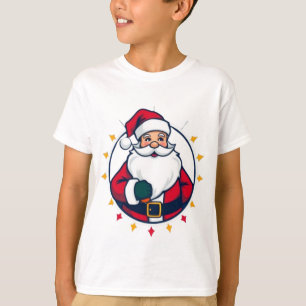 Camiseta infantil do Papai Noel
