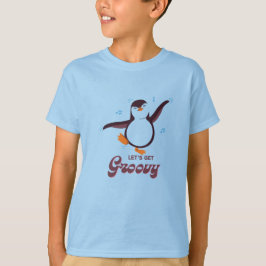 Camiseta Infantil do Pinguim Dançando | “Vamos Fic