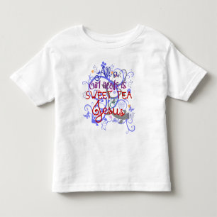 Camiseta Infantil Docinho Chá e Jesus