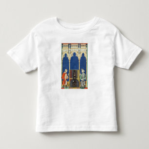 Camiseta Infantil Dois jogadores da gamão