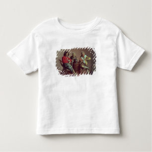 Camiseta Infantil Dois meninos e uma música do fazer da menina, 1629
