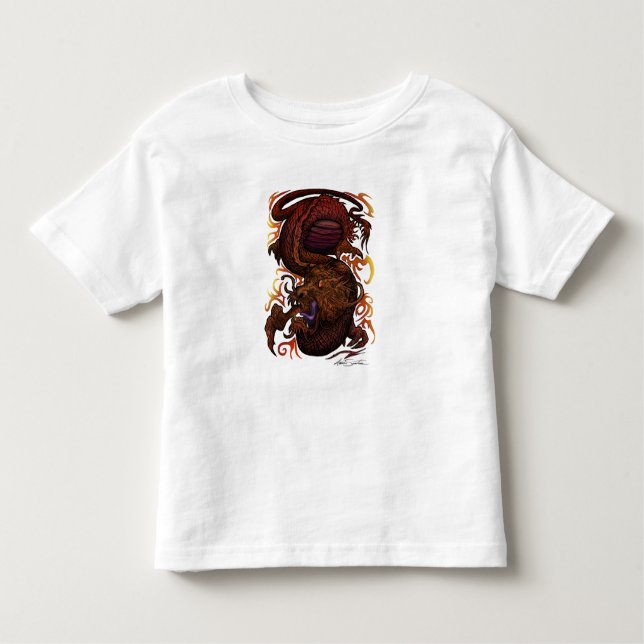 Camiseta Infantil Dragão (Design de assinatura) (Frente)