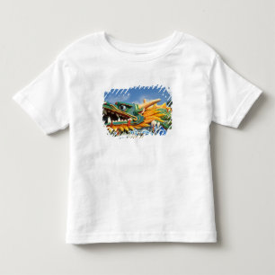 Camiseta Infantil Dragão Famoso no Haw Par Villa em Singapura Ásia