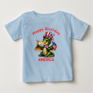 Camiseta Infantil Dragão Verde (6c) Patriota
