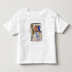 Camiseta Infantil ds 558 f.67v St Dominic com quatro anjos musicais,