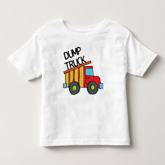 Camiseta Infantil Dump Truck (Frente)