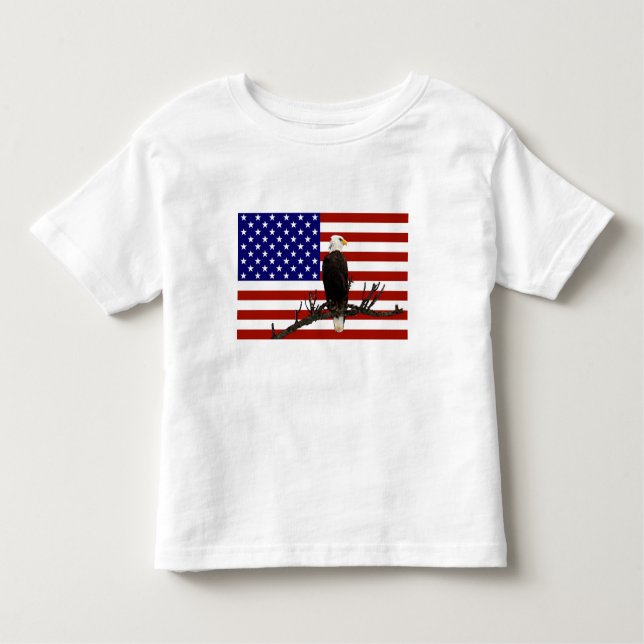 Camiseta Infantil Eagle Bald Vigilância (Frente)