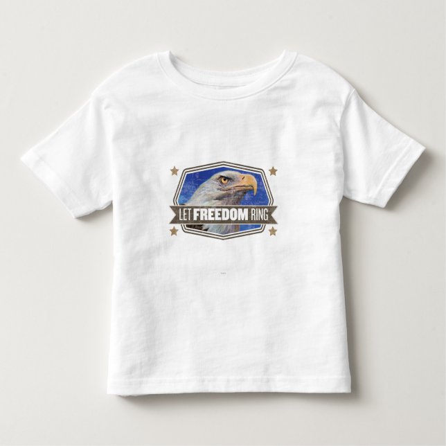 Camiseta Infantil Eagle-Deixe o anel da liberdade (Frente)