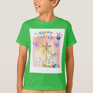 Camiseta Infantil Easter He Is Risen | Fé Esperanç