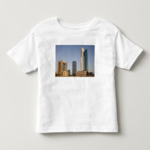 Camiseta Infantil EAU, Dubai. Park Place Tower e outros