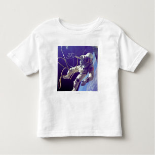 Camiseta Infantil Ed White First American Spacewalker Fotografia