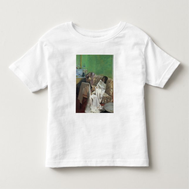 Camiseta Infantil Edgar Degas | O pedicure, 1873 (Frente)