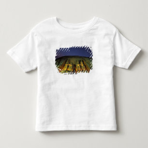 Camiseta Infantil Egito, Abu Simbel, Figuras colossais de Ramessés