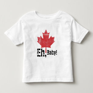 Camiseta Infantil Eh, bebê! Design feito canadense da criança