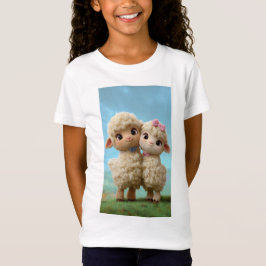 Camiseta Infantil Eid Mubarak Dois Cordeiros