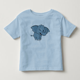 Camiseta Infantil Elefante bonito do bebê