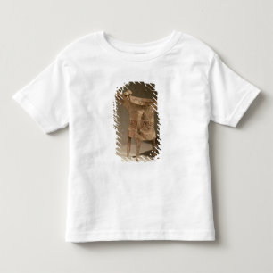 Camiseta Infantil embarcação Três-equipada com pernas do "chueh"