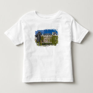 Camiseta Infantil Empress Hotel e estátua do Capitão James Cook,