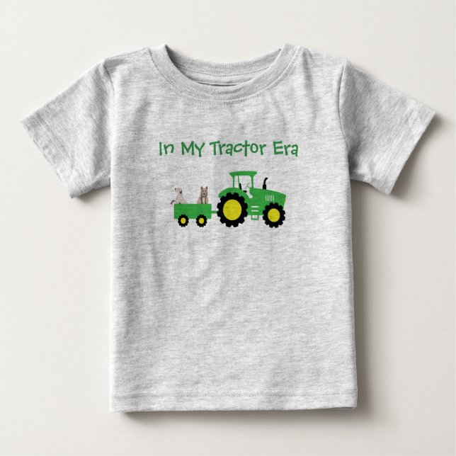 Camiseta Infantil Era Do Meu Trator (Frente)