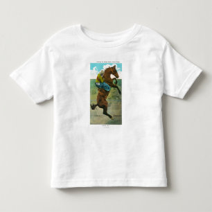 Camiseta Infantil Escalando as escadas douradas no rodeio anual