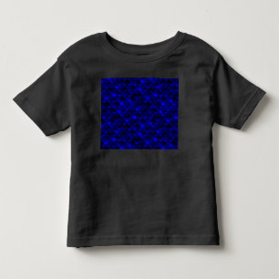 Camiseta Infantil Escalas de Sereia Azul Escuro