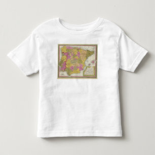 Camiseta Infantil Espanha e Portugal 2
