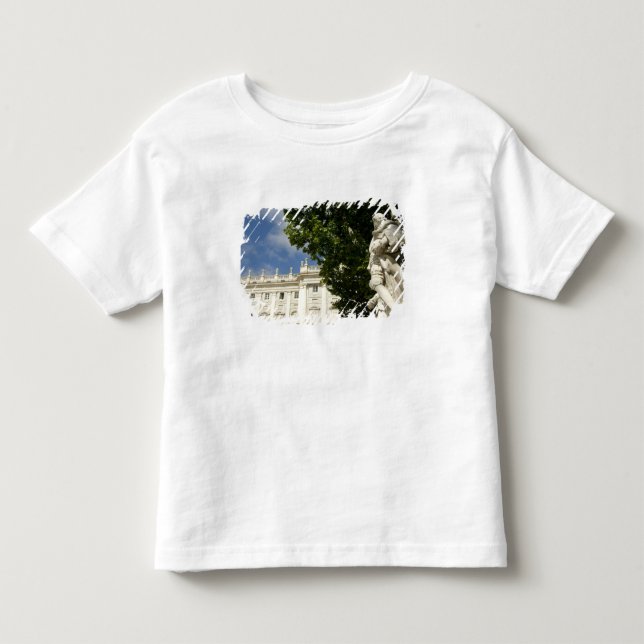 Camiseta Infantil Espanha, Madrid. Palácio Real. (Frente)