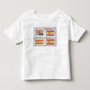 Camiseta Infantil Espanhol embandeira, de um livro francês das